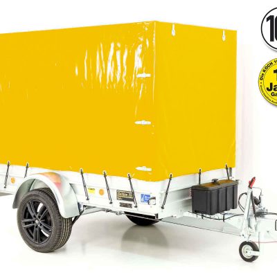 Koch-Anhänger "Edition 35" 125x250cm 1300kg | Typ 4.13 | Hochplane 160cm Gelb