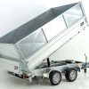Variant Dreiseitenkipper VDK 168×320 3,0t | E-Pumpe | Stahlbordwandaufsatz 60 cm
