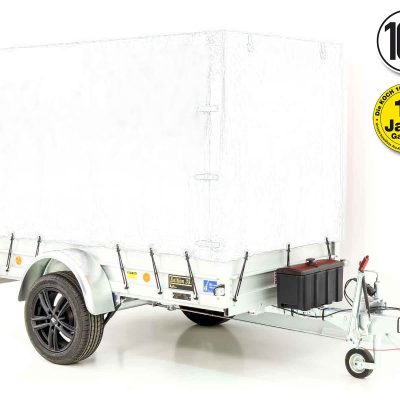 Koch-Anhänger "Edition 35" 125x250cm 1300kg | Typ 4.13 | Hochplane 160cm Weiß