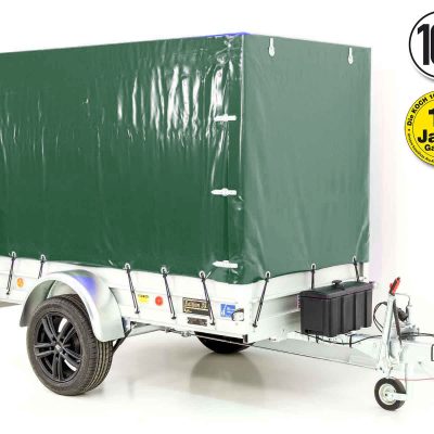 Koch-Anhänger "Edition 35" 125x250cm 1300kg | Typ 4.13 | Hochplane 160cm - Grün