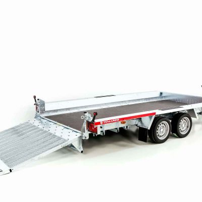Temared Baumaschinenanhänger Builder 183×400 cm 3,5t | Rampe